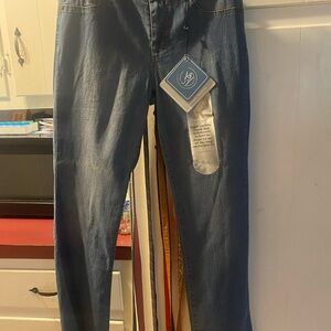 Women size 10 Boot cut blue jeans